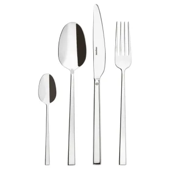 Set tacamuri Sambonet Rock Solid Handle  24 piese  inox imagine