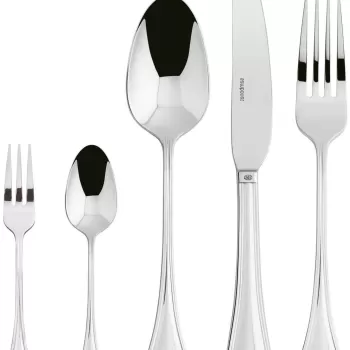 Set tacamuri Sambonet Royal Solid Handle 60 piese inox imagine