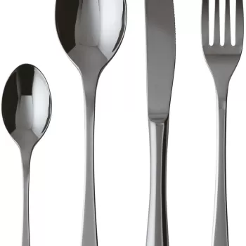 Set tacamuri Sambonet Taste Solid Handle 24 piese negru imagine