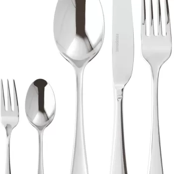 Set tacamuri Sambonet Velvet Solid Handle 30 piese inox imagine