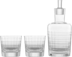 Set Zwiesel Glas Bar Premium No.1 Whisky design Charles Schumann handmade carafa 500ml si 2 pahare imagine