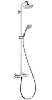 Showerpipe Hansgrohe Croma 220 cu baterie termostatata imagine