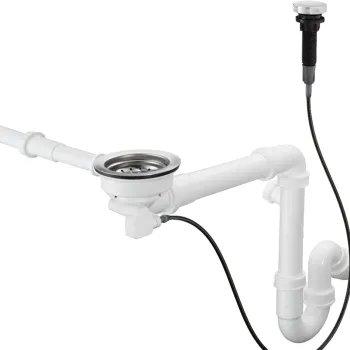 Sifon automat Hansgrohe D14-11 pentru chiuvete inox cu o cuva imagine