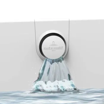 Sifon cada cu sistem de umplere prin preaplin Villeroy & Boch  alb mat imagine