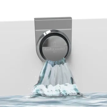 Sifon cada cu sistem de umplere prin preaplin Villeroy & Boch  crom imagine