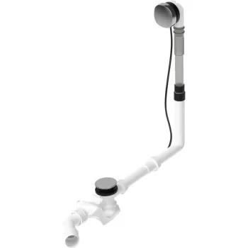 Sifon cu preaplin pentru cada Duravit Quadroval d52mm crom imagine