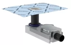 Sifon de pardoseala Geberit FloorDrain cu gratar inox pentru pardoseli 90-200 mm imagine