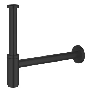 Sifon design Grohe pentru lavoar negru mat imagine