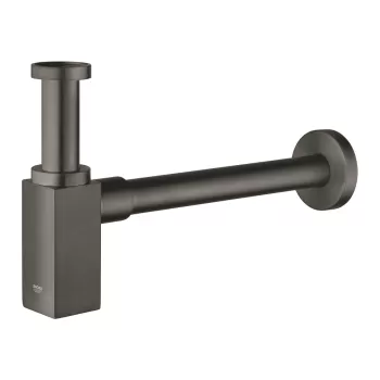 Sifon design pentru lavoar Grohe Square 40564 1 1/4 brushed hard graphite imagine