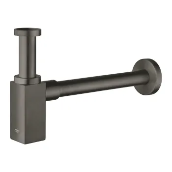 Sifon design pentru lavoar Grohe Square 40564  1 1/4  brushed hard graphite imagine