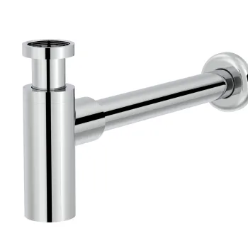 Sifon design pentru lavoar Roca Aqua 30cm crom imagine