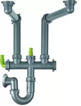 Sifon Franke Spazio F/1275 pentru chiuveta cu 2 cuve inegale imagine