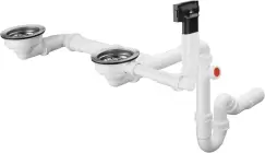Sifon Hansgrohe D17-10 pentru chiuveta granit cu doua cuve imagine