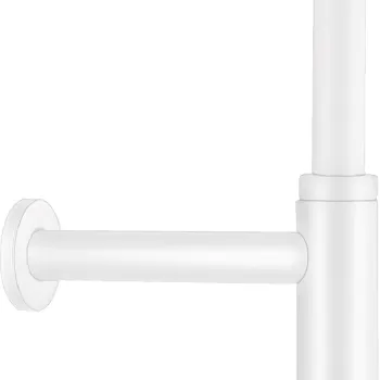 Sifon lavoar Design Plus Hansgrohe Flowstar S alb mat imagine