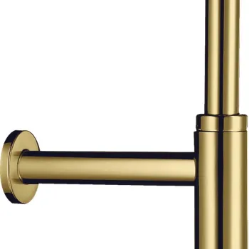 Sifon lavoar Design Plus Hansgrohe Flowstar S gold optic lustruit imagine