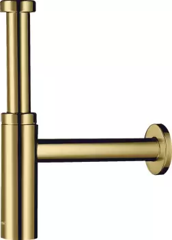 Sifon lavoar Design Plus Hansgrohe Flowstar S gold optic lustruit imagine