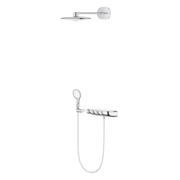 Sistem de dus incastrat Grohe RainShower System SmartControl Duo 360 cu baterie termostatata necesita corp ingropat imagine