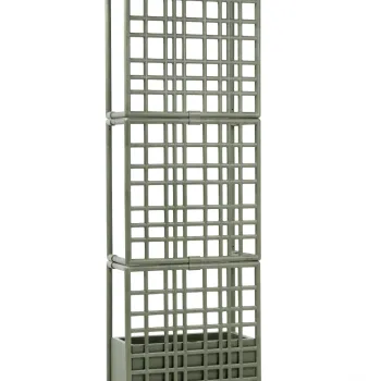 Sistem modular de separatoare Nardi Sipario 3 cu sistem auto-irigare ghivece  70.5x211cm  verde cactus imagine