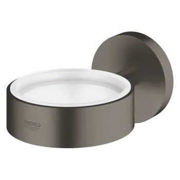Suport de perete pentru pahar Grohe Essentials  brushed hard graphite imagine