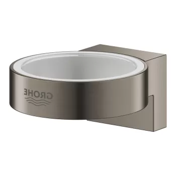 Suport de perete pentru pahar Grohe Selection brushed hard graphite imagine