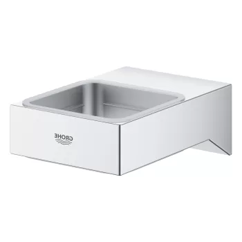 Suport de perete pentru pahar Grohe Selection Cube crom imagine