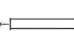 Suport dublu pentru prosoape Duravit Starck T crom imagine