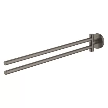 Suport dublu prosop Grohe Essentials 44cm brushed hard graphite imagine