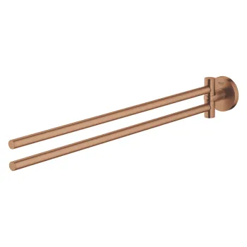Suport dublu prosop Grohe Essentials 44cm  brushed warm sunset imagine