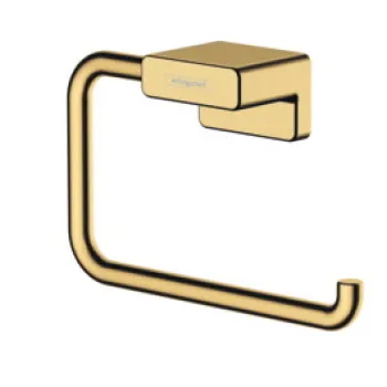 Suport hartie igienica Hansgrohe AddStoris gold optic lustruit imagine