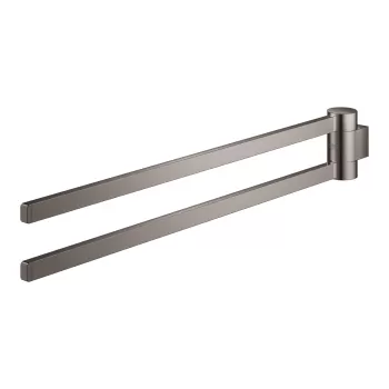 Suport prosop dublu Grohe Selection 40cm hard graphite imagine