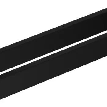 Suport prosop dublu Hansgrohe Axor Universal 38cm negru mat imagine