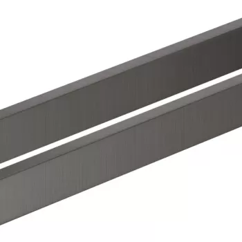 Suport prosop dublu Hansgrohe Axor Universal 38cm negru periat imagine