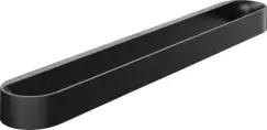 Suport prosop Hansgrohe WallStoris 581mm negru mat imagine