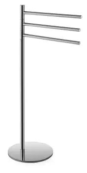 Suport triplu brate mobile prosoape Bemeta Omega crom imagine