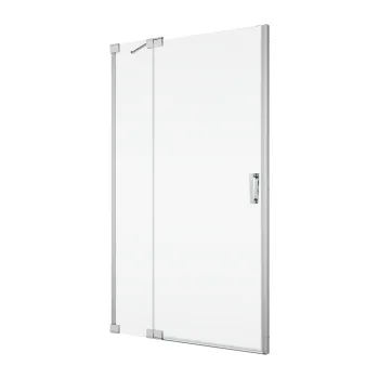 Usa de dus batanta cu parte fixa Ronal (SanSwiss) Cadura CA13D 90cm  orientare dreapta  sticla AquaPerle 6mm  profil argintiu imagine