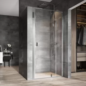 Usa de dus batanta cu segment fix Ravak Nexty NDOP2-100 100cm aluminiu imagine