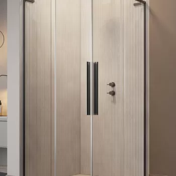 Usa de dus glisanta Radaway Furo SL KDD 100cm deschidere dreapta gunmetal periat imagine