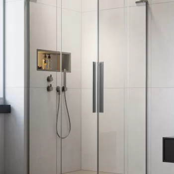 Usa de dus glisanta Radaway Furo SL KDD 100cm deschidere dreapta nickel periat imagine