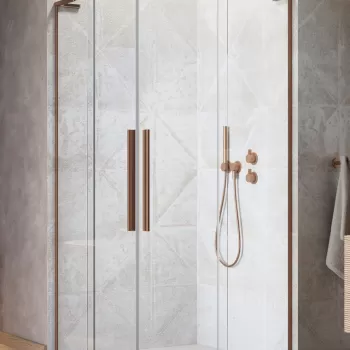 Usa de dus glisanta Radaway Furo SL KDD 100cm deschidere stanga cupru periat imagine