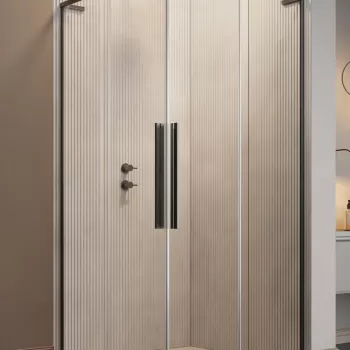 Usa de dus glisanta Radaway Furo SL KDD 120cm deschidere stanga gunmetal periat imagine