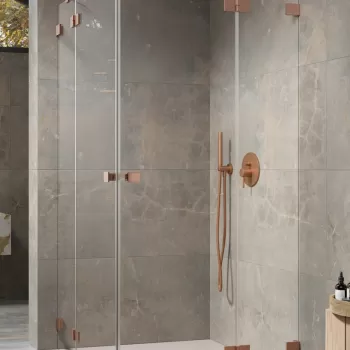 Usa de dus Radaway Essenza Pro KDD 100cm orientare stanga cupru periat imagine