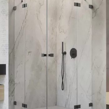 Usa de dus Radaway Essenza Pro KDD 80cm orientare stanga gunmetal periat imagine