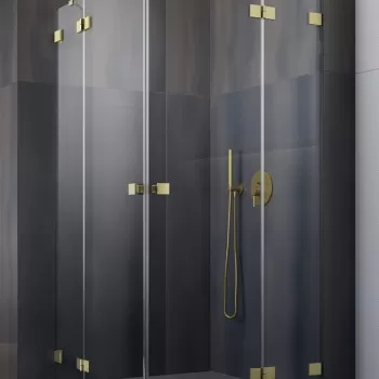 Usa de dus Radaway Essenza Pro KDD 90cm orientare stanga auriu periat imagine