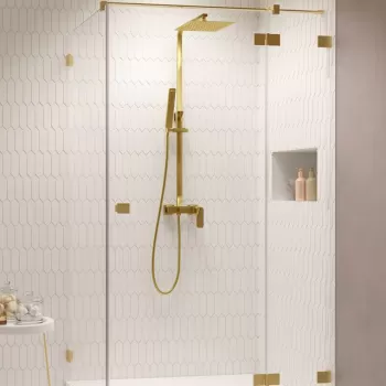 Usa de dus Radaway Essenza Pro KDJ 110cm deschidere stanga auriu periat imagine