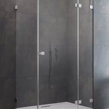 Usa de dus Radaway Essenza Pro KDJ 110cm deschidere stanga nickel periat imagine