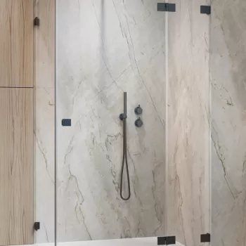 Usa de dus Radaway Essenza Pro KDJ 80cm deschidere stanga gunmetal periat imagine