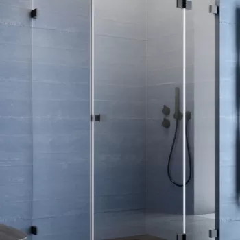 Usa de dus Radaway Essenza Pro KDJ Black 110cm deschidere stanga negru mat imagine