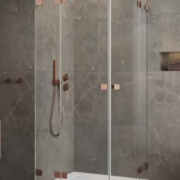 Usa de dus Radaway Essenza Pro PDD 100cm orientare dreapta cupru periat imagine