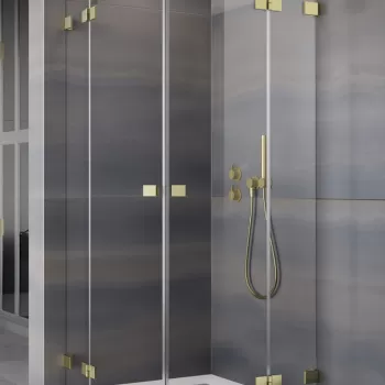 Usa de dus Radaway Essenza Pro PDD 90cm orientare stanga auriu periat imagine