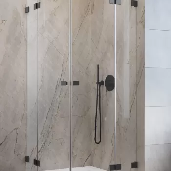 Usa de dus Radaway Essenza Pro PDD 90cm orientare stanga gunmetal periat imagine